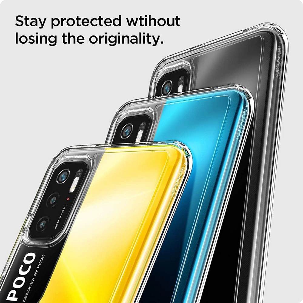 Hurtownia GSM - Etui Spigen Ultra Hybrid Pocophone M3 Pro 5G/Redmi Note 10 5G Crystal Clear - SPN1685CL - {ean13} - Hurt