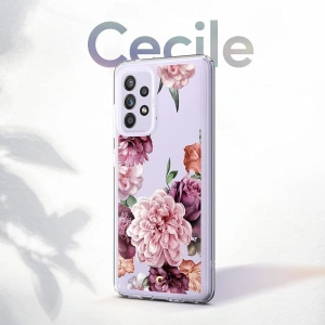 Hurtownia GSM - Etui Spigen Cyrill Cecile Samsung Galaxy A52/A52s Růžová květinová - SPN1686RSF - {ean13} - Hurt