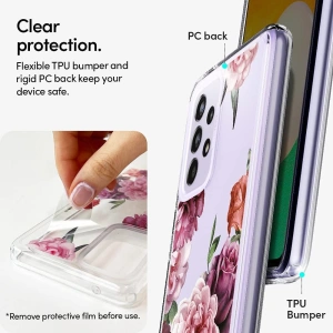 Hurtownia GSM - Etui Spigen Cyrill Cecile Samsung Galaxy A52/A52s Růžová květinová - SPN1686RSF - {ean13} - Hurt