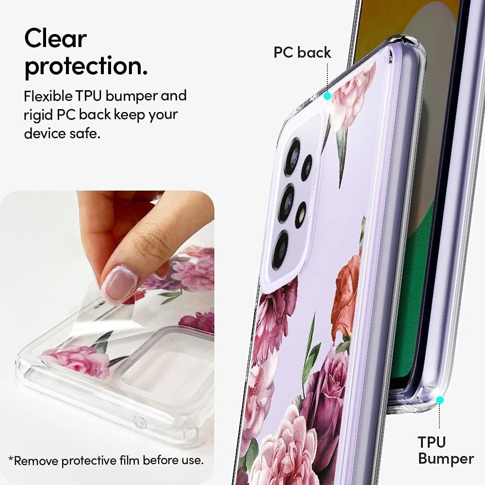 Hurtownia GSM - Etui Spigen Cyrill Cecile Samsung Galaxy A52/A52s Rose Floral - SPN1686RSF - {ean13} - Hurt