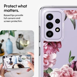 Hurtownia GSM - Etui Spigen Cyrill Cecile Samsung Galaxy A52/A52s Růžová květinová - SPN1686RSF - {ean13} - Hurt