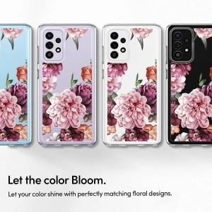 Hurtownia GSM - Etui Spigen Cyrill Cecile Samsung Galaxy A52/A52s Růžová květinová - SPN1686RSF - {ean13} - Hurt