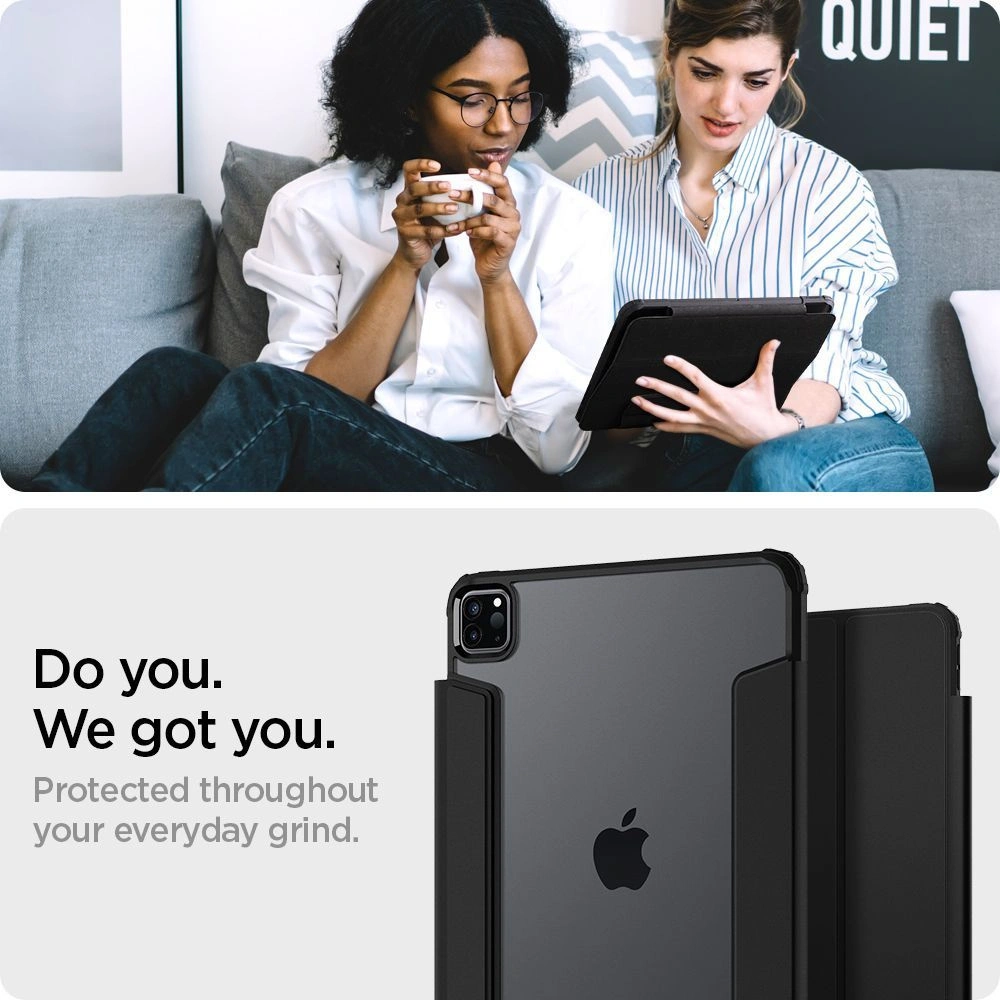 Hurtownia GSM - Etui Spigen Ultra Hybrid Pro Apple iPad Pro 11 2020/2021 (2. i 3. generacji) Black - SPN1687BLK - {ean13} - Hurt