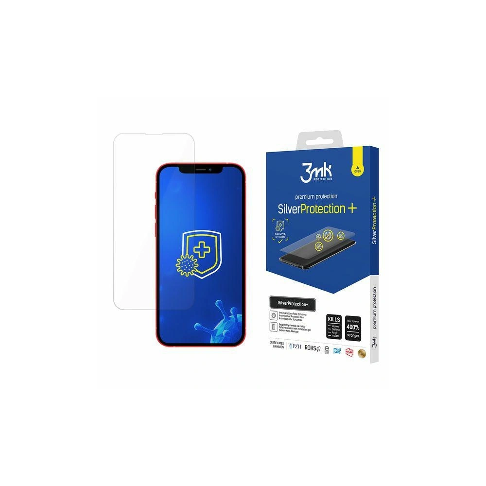 Hurtownia GSM - Antymikrobowa folia ochronna 3MK Silver Protect+ Apple iPhone 13 mini - 3MK1885 - {ean13} - Hurt