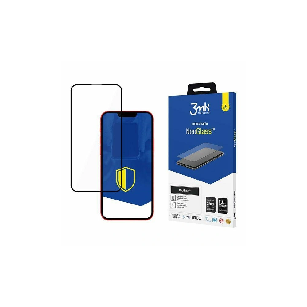 Hurtownia GSM - Ochranné sklo 3MK NeoGlass Apple iPhone 16e / 14 / 13 / 13 Pro černé - 3MK1882BLK - {ean13} - Hurt