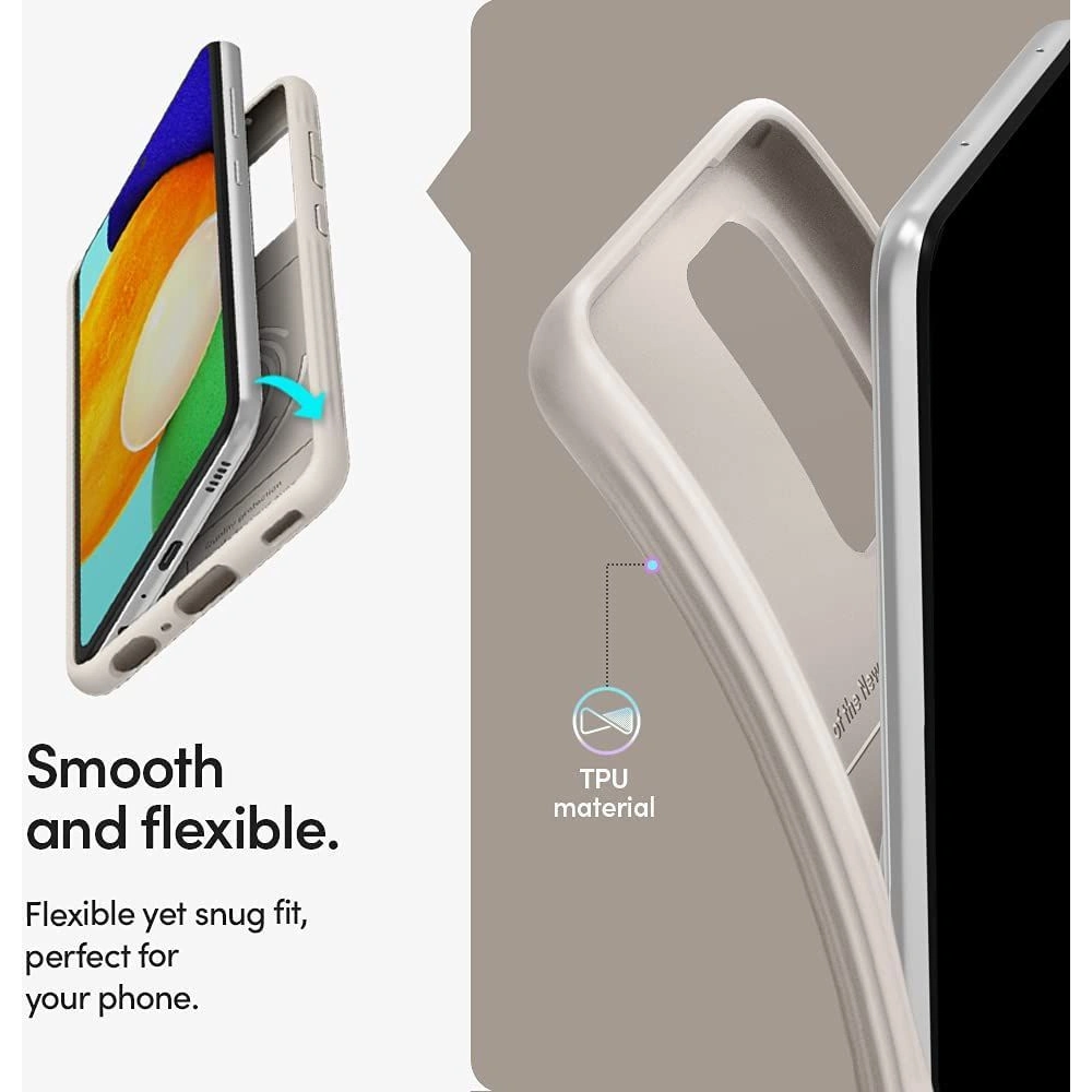 Hurtownia GSM - Etui Spigen Cyrill Stone Samsung Galaxy A52/A52s Krémová - SPN1690CRE - {ean13} - Hurt