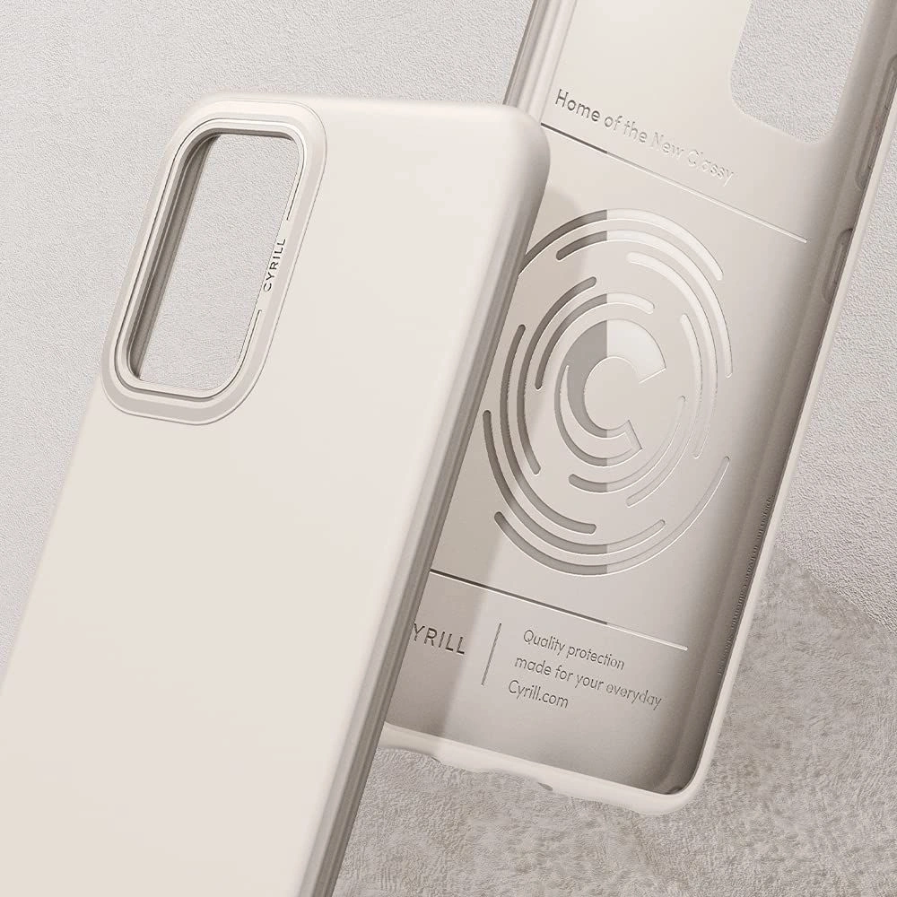 Hurtownia GSM - Etui Spigen Cyrill Stone Samsung Galaxy A52/A52s Krémová - SPN1690CRE - {ean13} - Hurt