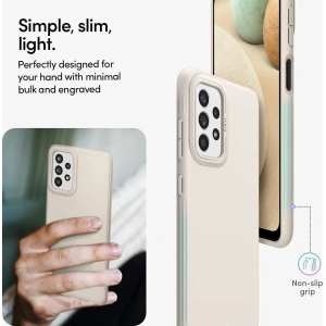 Hurtownia GSM - Etui Spigen Cyrill Stone Samsung Galaxy A52/A52s Krémová - SPN1690CRE - {ean13} - Hurt
