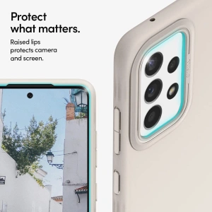 Hurtownia GSM - Etui Spigen Cyrill Stone Samsung Galaxy A52/A52s Krémová - SPN1690CRE - {ean13} - Hurt