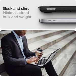Hurtownia GSM - Etui Spigen Rugged Armor Apple Macbook Pro 16 2019-2023 Matte Black - SPN1691BLK - {ean13} - Hurt