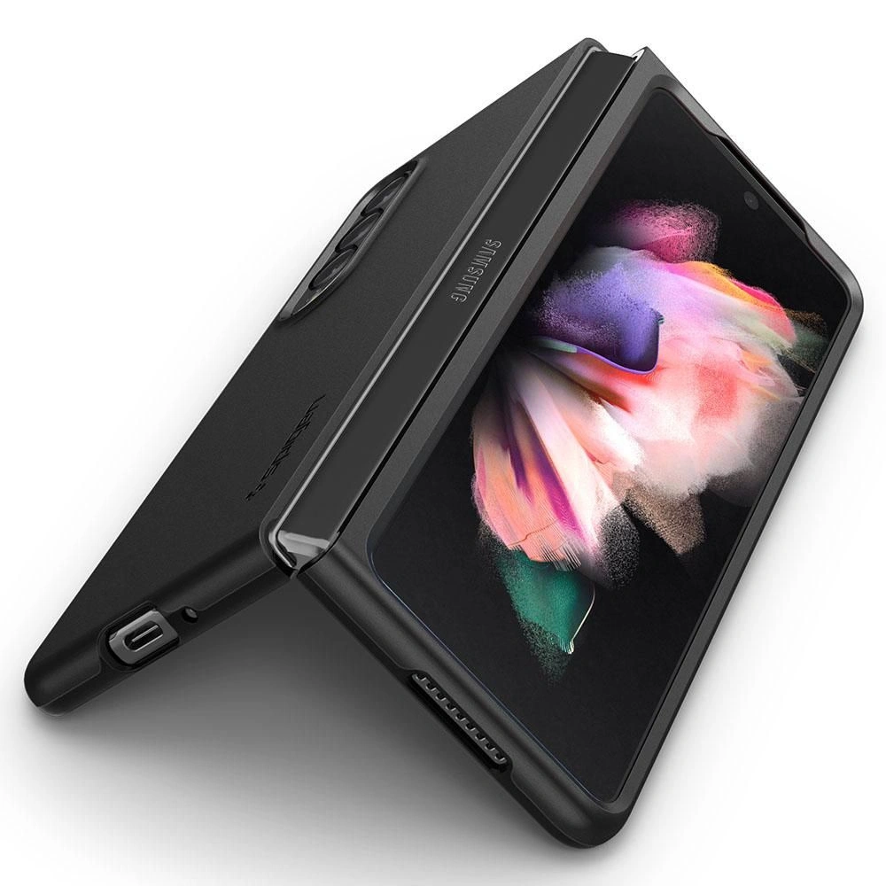 Hurtownia GSM - Etui Spigen Thin Fit Samsung Galaxy Z Fold 3 Černé - SPN1692BLK - {ean13} - Hurt