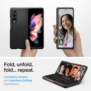 Hurtownia GSM - Etui Spigen Thin Fit Samsung Galaxy Z Fold 3 Black - SPN1692BLK - {ean13} - Hurt