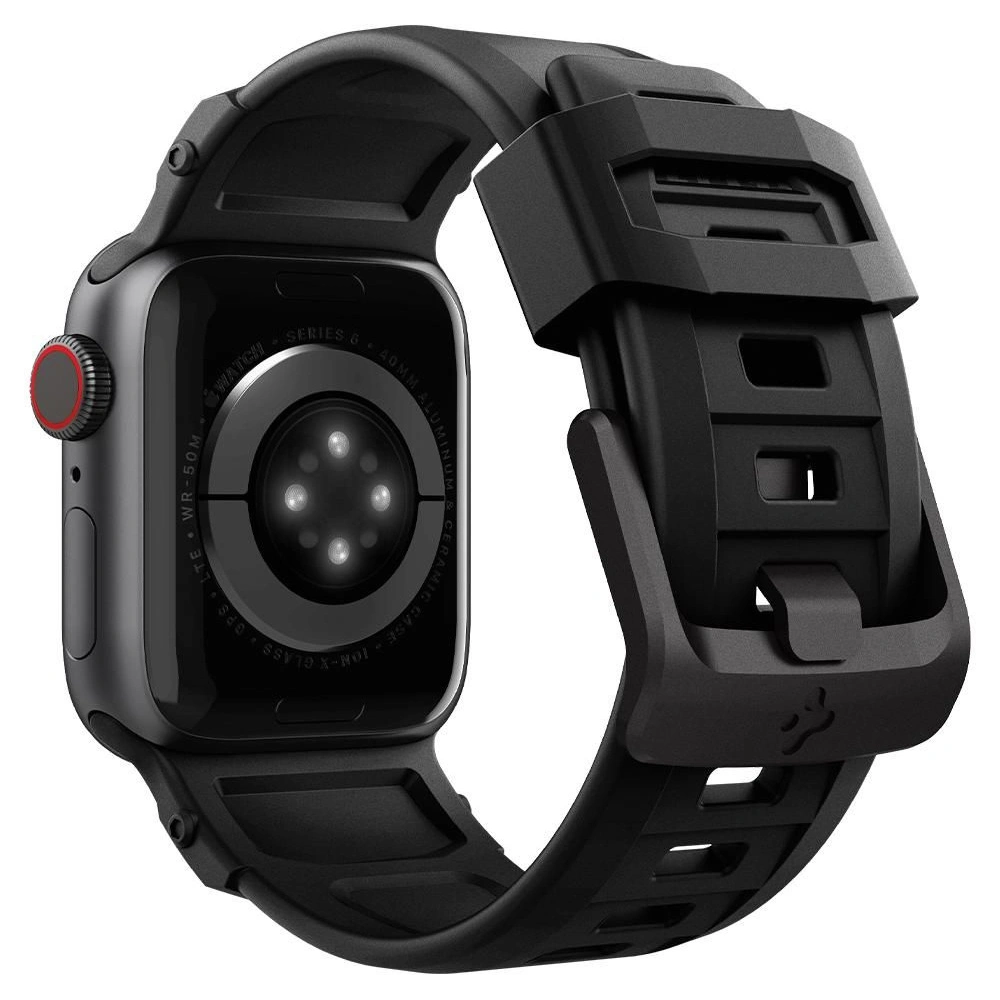 Hurtownia GSM - Pasek Spigen Rugged Band Apple Watch Series 4/5/6/7/SE 40/41mm Matte Black - SPN1693BLK - {ean13} - Hurt