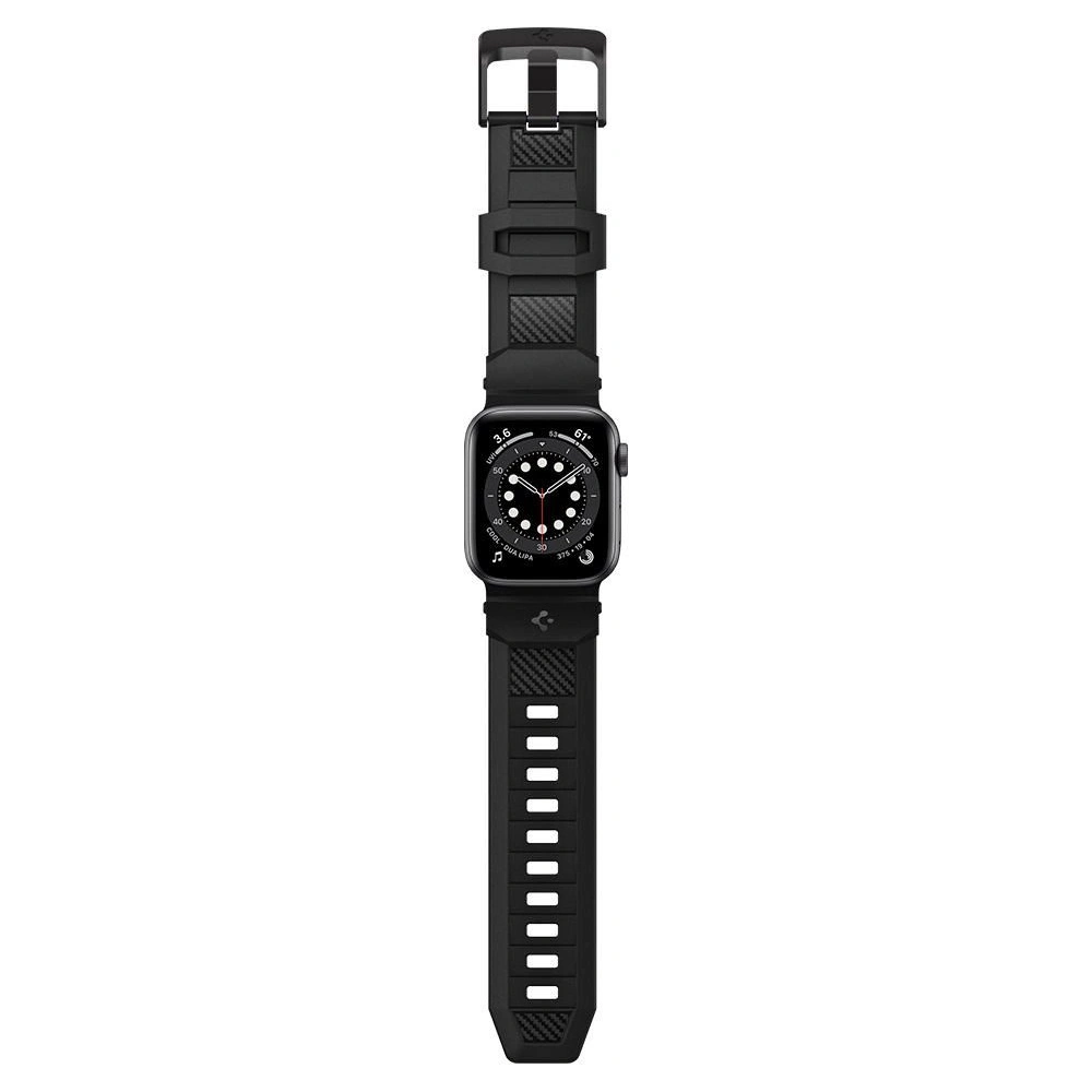 Wholesale Belt Spigen Rugged Band Apple Watch Series 4/5/6/7/SE 40/41mm Matte Black - SPN1693BLK - {ean13} - Hurt