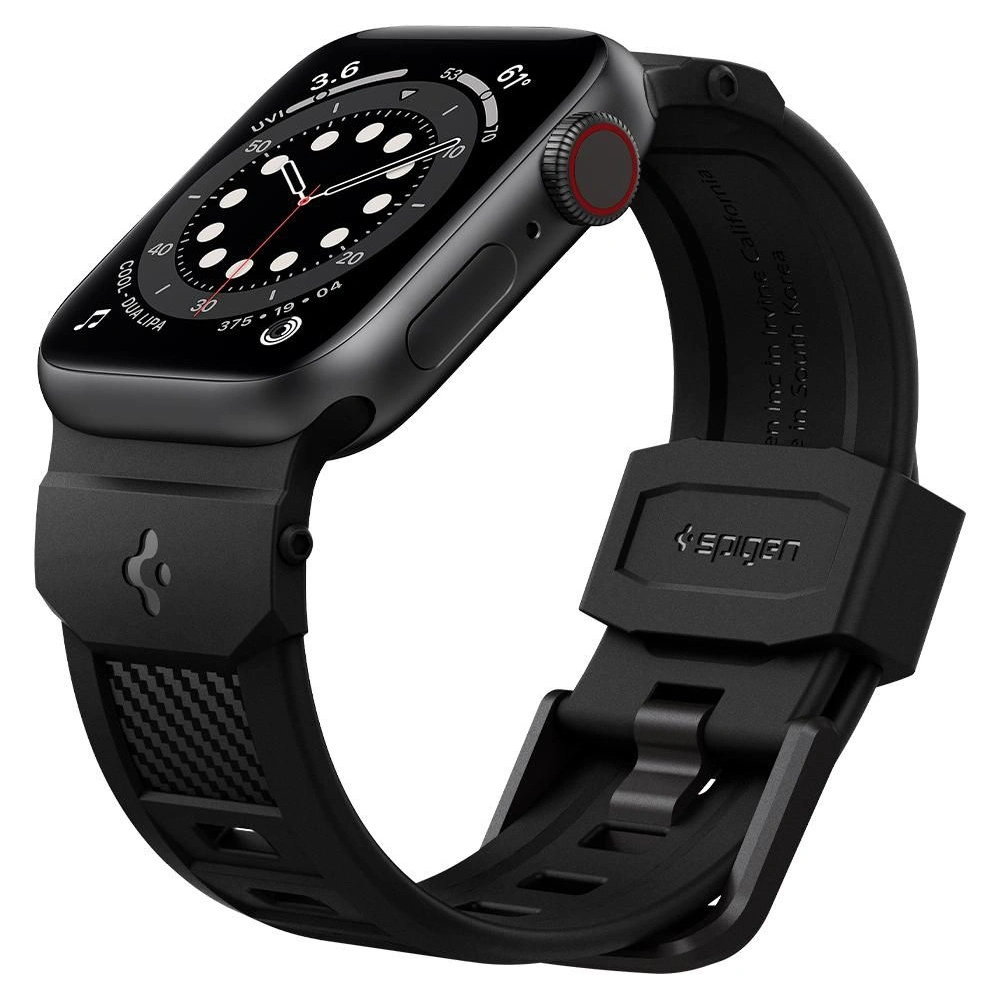Hurtownia GSM - Pasek Spigen Rugged Band Apple Watch Series 4/5/6/7/SE 40/41mm Matte Black - SPN1693BLK - {ean13} - Hurt