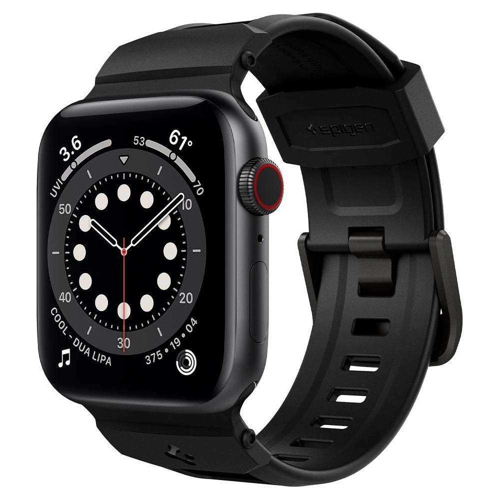 Wholesale Band Spigen Rugged Band Apple Watch Series 4/5/6/7/SE/8/Ultra 44/45/49mm Matte Black - SPN1694BLK - {ean13} - Hurt