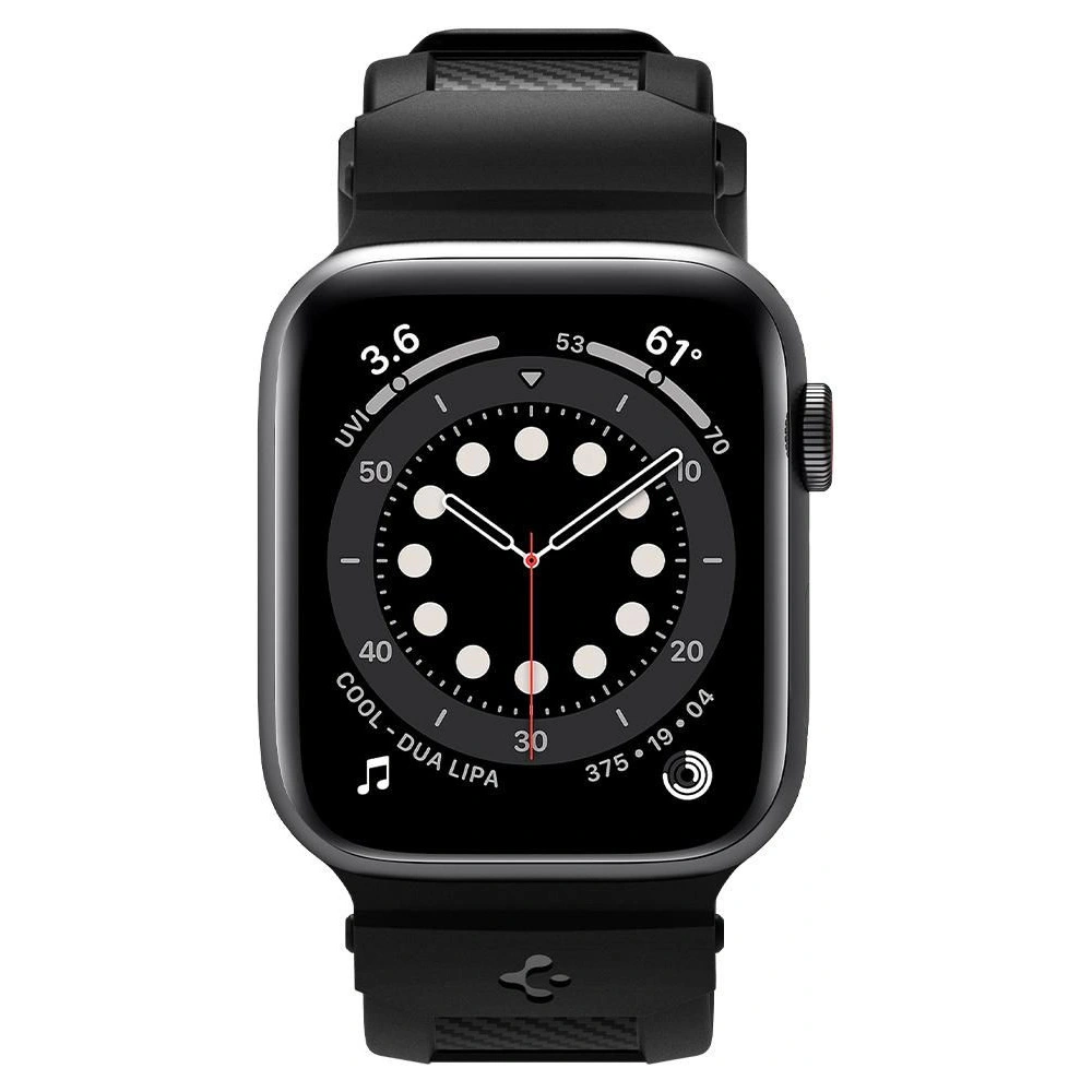 Wholesale Band Spigen Rugged Band Apple Watch Series 4/5/6/7/SE/8/Ultra 44/45/49mm Matte Black - SPN1694BLK - {ean13} - Hurt