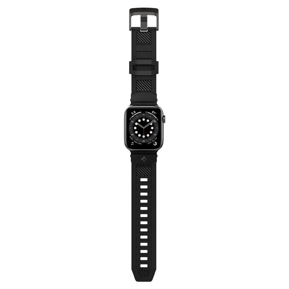 Wholesale Band Spigen Rugged Band Apple Watch Series 4/5/6/7/SE/8/Ultra 44/45/49mm Matte Black - SPN1694BLK - {ean13} - Hurt