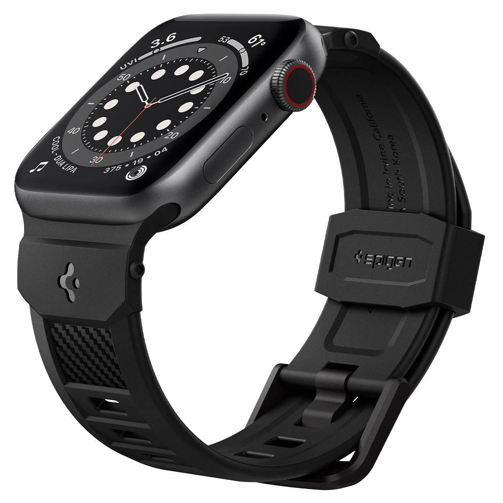 Wholesale Band Spigen Rugged Band Apple Watch Series 4/5/6/7/SE/8/Ultra 44/45/49mm Matte Black - SPN1694BLK - {ean13} - Hurt