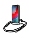 Hurtownia GSM - Etui Karl Lagerfeld KLHCP12LWOSLFKBK Apple iPhone 12 Pro Max hardcase černý/black Silicone Cord Iconik - KLD595BLK - {ean13} - Hurt