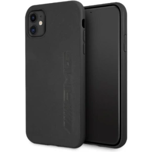 Hurtownia GSM - Etui Mercedes AMG AMHCN61DOLBK Apple iPhone 11 czarny/black hardcase Leather Hot Stamped - MRS026BLK - {ean13} - Hurt