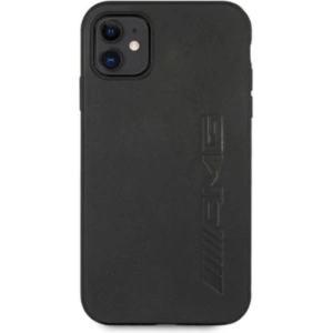 Wholesale Mercedes AMG AMHCN61DOLBK Apple iPhone 11 black hardcase Leather Hot Stamped - MRS026BLK - {ean13} - Hurt