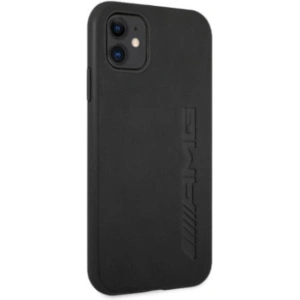 Hurtownia GSM - Etui Mercedes AMG AMHCN61DOLBK Apple iPhone 11 czarny/black hardcase Leather Hot Stamped - MRS026BLK - {ean13} - Hurt