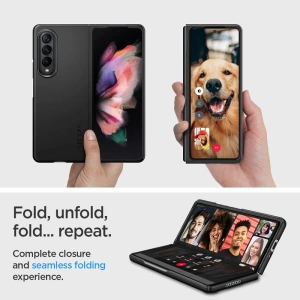 Hurtownia GSM - Etui Spigen Airskin Samsung Galaxy Z Fold 3 Black - SPN1700BLK - {ean13} - Hurt