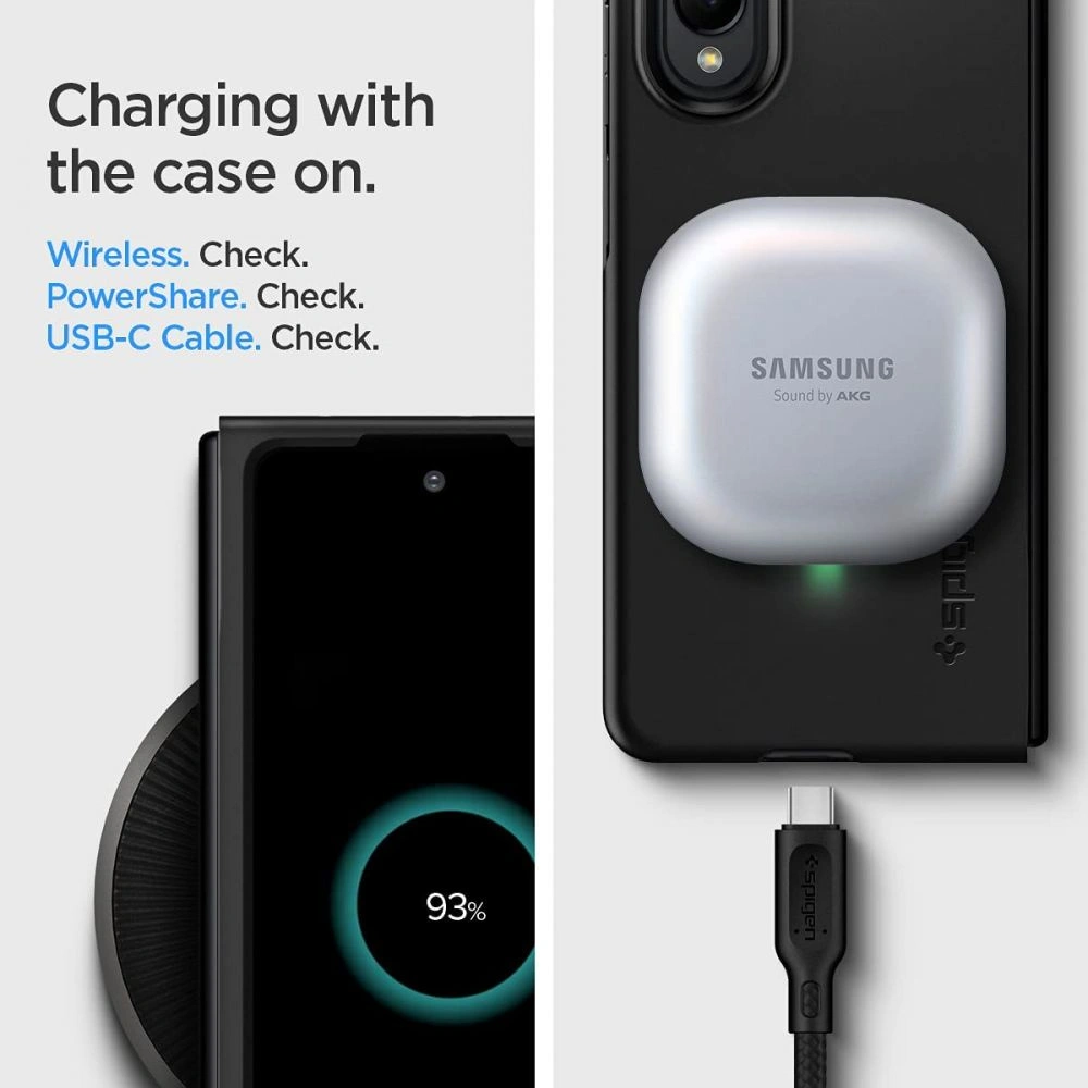 Hurtownia GSM - Etui Spigen Airskin Samsung Galaxy Z Fold 3 černé - SPN1700BLK - {ean13} - Hurt