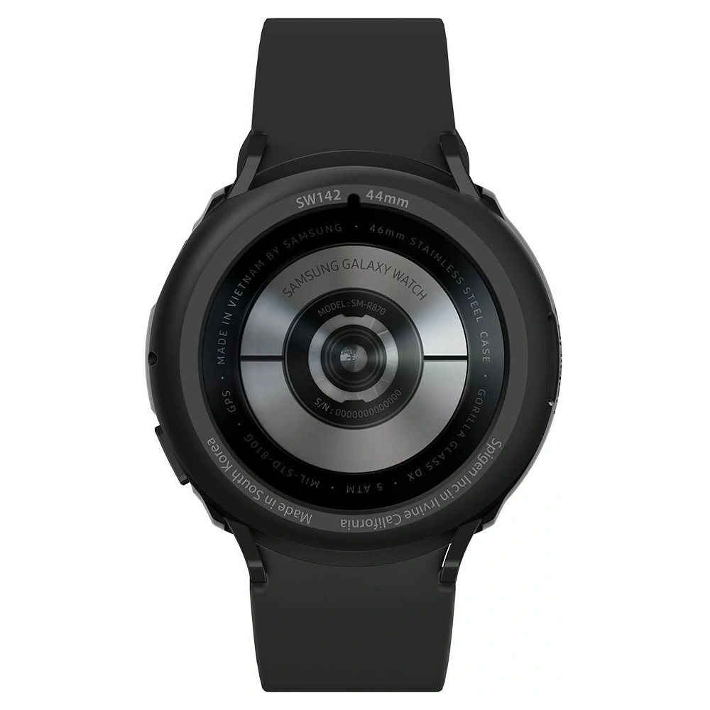 Hurtownia GSM - Etui Spigen Liquid Air Samsung Galaxy Watch 4 44mm Matte Black - SPN1702BLK - {ean13} - Hurt