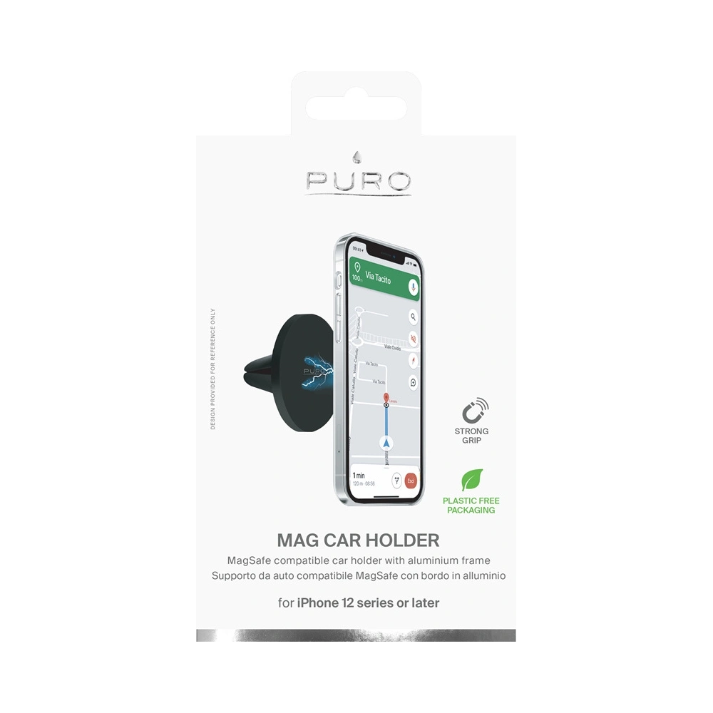 Hurtownia GSM - Uchwyt samochodowy PURO MagCar Magnetic Car Air Vent Holder Magsafe - PUR451 - {ean13} - Hurt