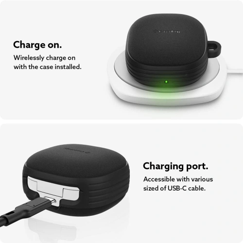 Etui Caseology Vault Samsung Galaxy Buds 2/Live/Pro Matte Black