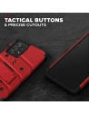 Hurtownia GSM - Pancerne etui ZIZO BOLT Series Samsung Galaxy A52 5G/A52S ze szkłem 9H na ekran + uchwyt z podstawką (czerwony) - ZIZ074RED - {ean13} - Hurt