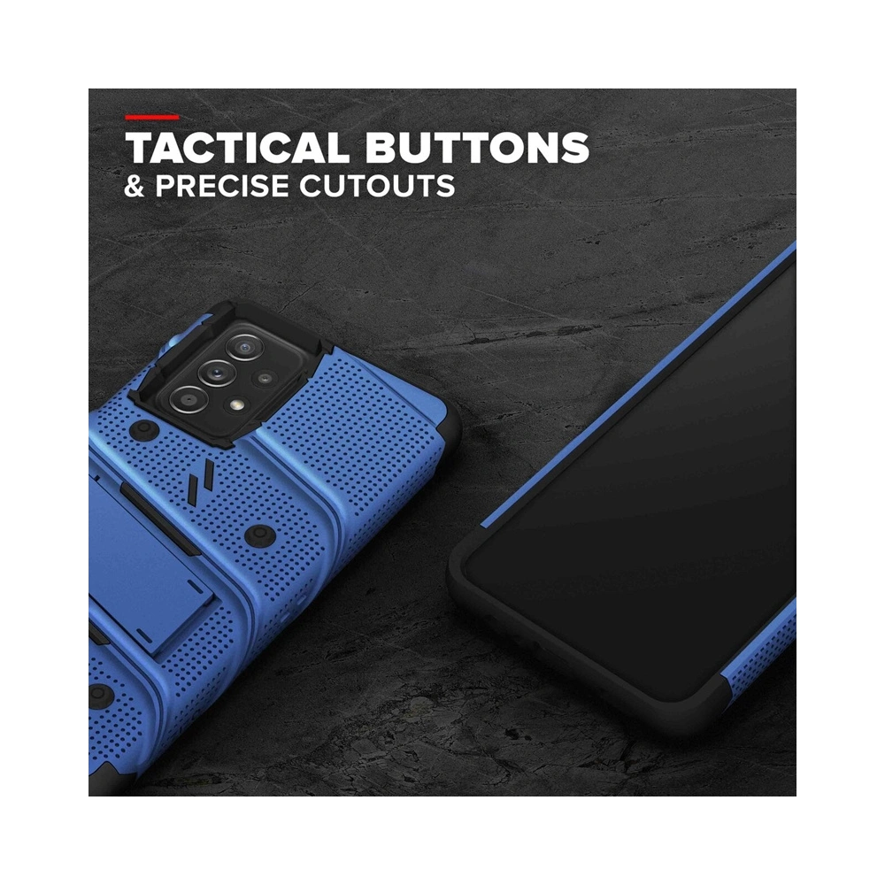 Wholesale ZIZO BOLT Bundle Samsung Galaxy A52 5G/A52S Case - Blue - ZIZ075BLU - {ean13} - Hurt