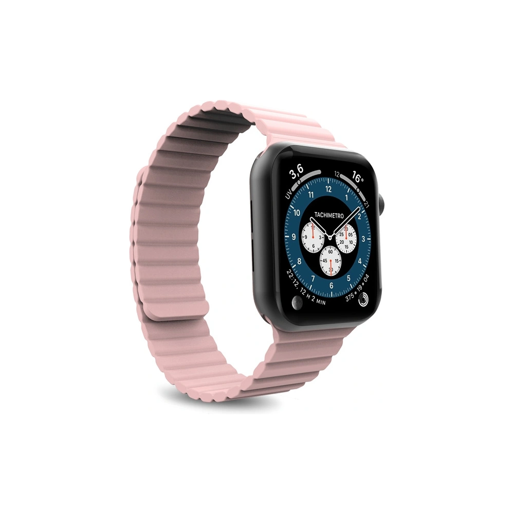 Hurtownia GSM - Magnetyczny pasek PURO ICON LINK Apple Watch 4/5/6/7/SE/8/9/10 40/41/42mm (S/M) (różowy) - PUR452RS - {ean13} - Hurt