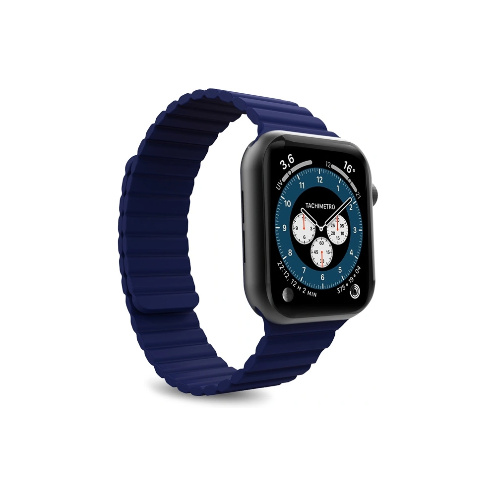 Hurtownia GSM - Magnetický pásek PURO ICON LINK Apple Watch 4/5/6/7/SE/8/9/Ultra 44/45/49mm (M/L) (námořnický) - PUR453NAV - {ean13} - Hurt