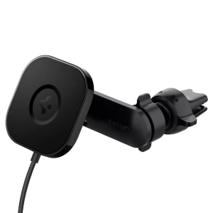 Uchwyt z ładowarką indukcyjną Spigen ITS12W Onetap Magnetic MagSafe Vent Car Charger 7.5W Black