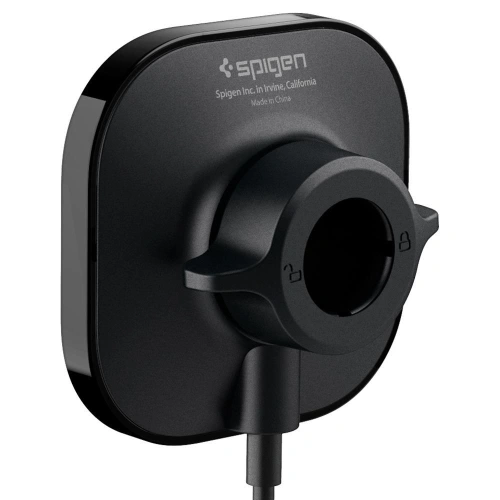 Uchwyt z ładowarką indukcyjną Spigen ITS12W Onetap Magnetic MagSafe Vent Car Charger 7.5W Black