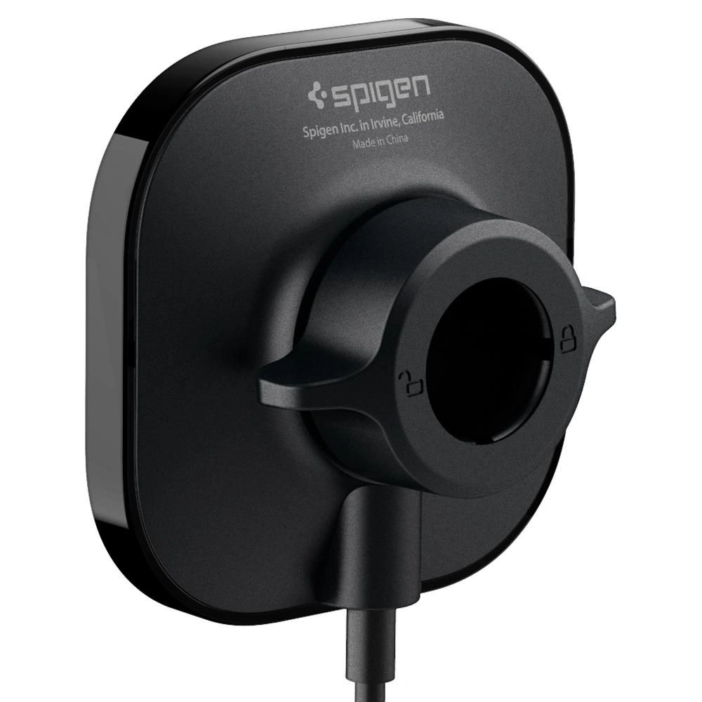 Hurtownia GSM - Uchwyt z ładowarką indukcyjną Spigen ITS12W Onetap Magnetic MagSafe Vent Car Charger 7.5W Black - SPN1705BLK - {ean13} - Hurt