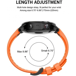 Tech-Protect Smooth Garmin Fenix 5/6/6 Pro/7 Orange