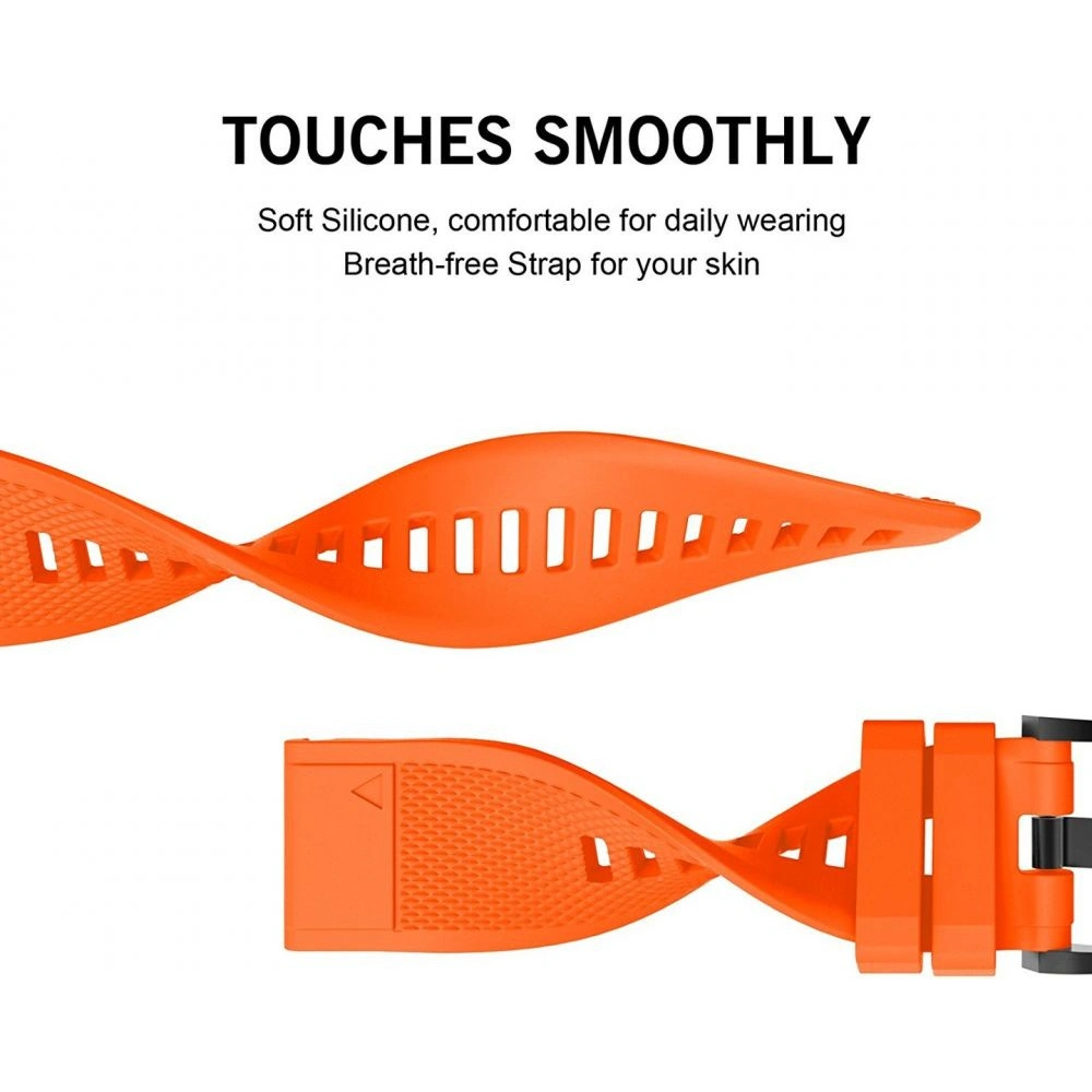 Hurtownia GSM - Pásek Tech-Protect Smooth Garmin Fenix 5/6/6 Pro/7 Oranžový - THP005ORG - {ean13} - Hurt
