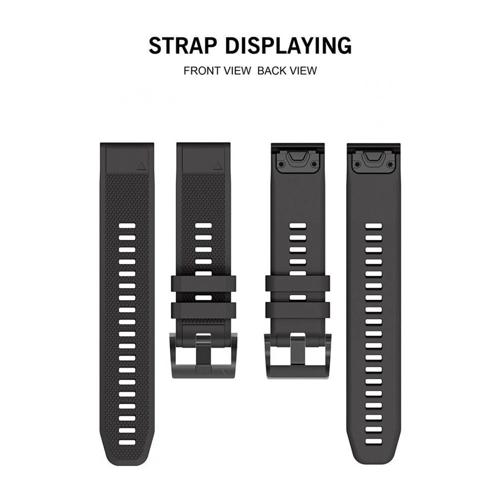 Hurtownia GSM - Pásek Tech-Protect Smooth Garmin Fenix 5/6/6 Pro/7 černý - THP006BLK - {ean13} - Hurt
