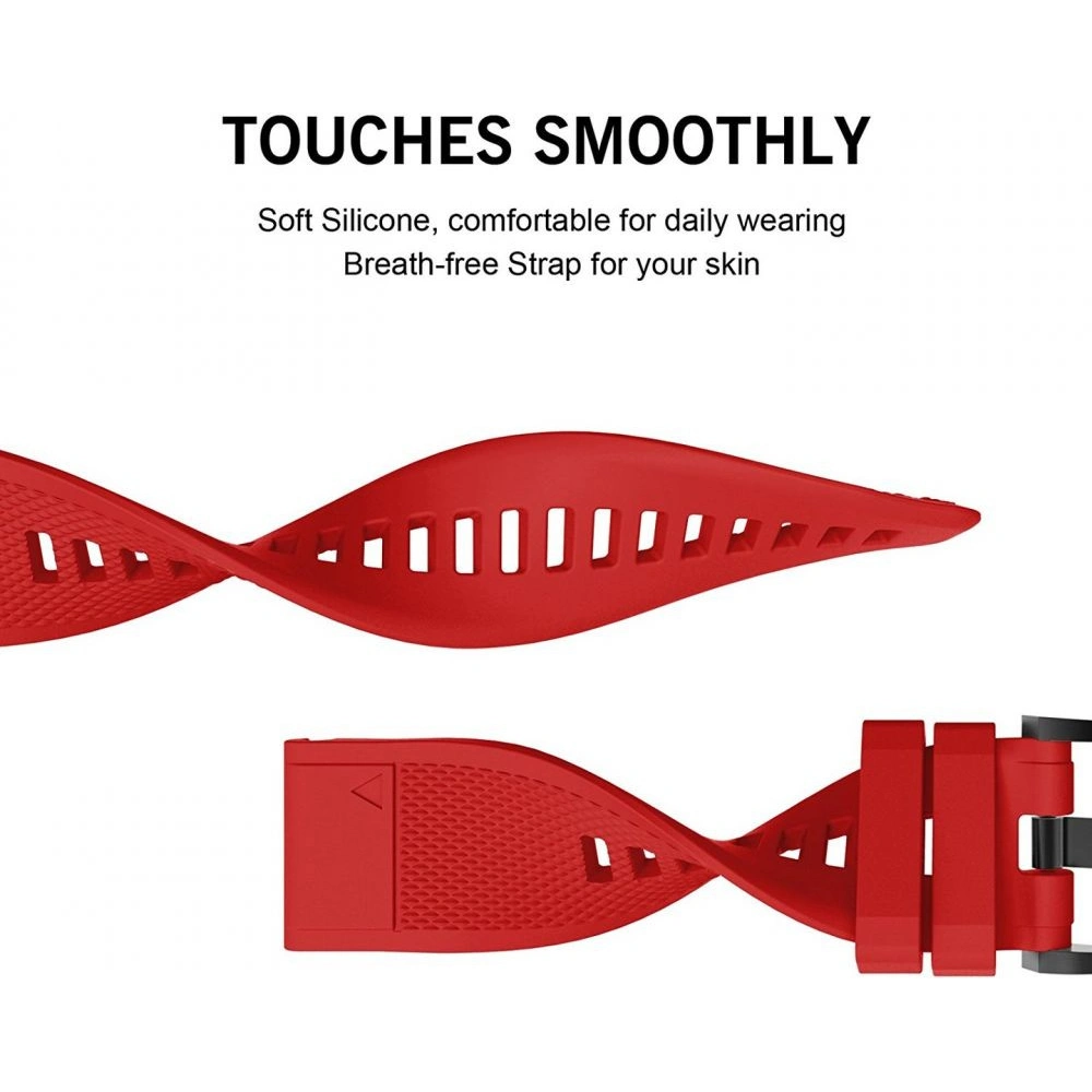Hurtownia GSM - Pásek Tech-Protect Smooth Garmin Fenix 5/6/6 Pro/7 Červený - THP007RED - {ean13} - Hurt