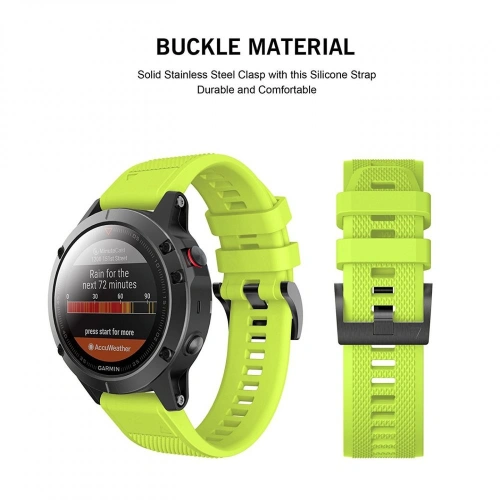 Pasek Tech-Protect Smooth Garmin Fenix 5/6/6 Pro/7 Green