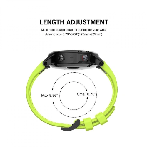 Pasek Tech-Protect Smooth Garmin Fenix 5/6/6 Pro/7 Green