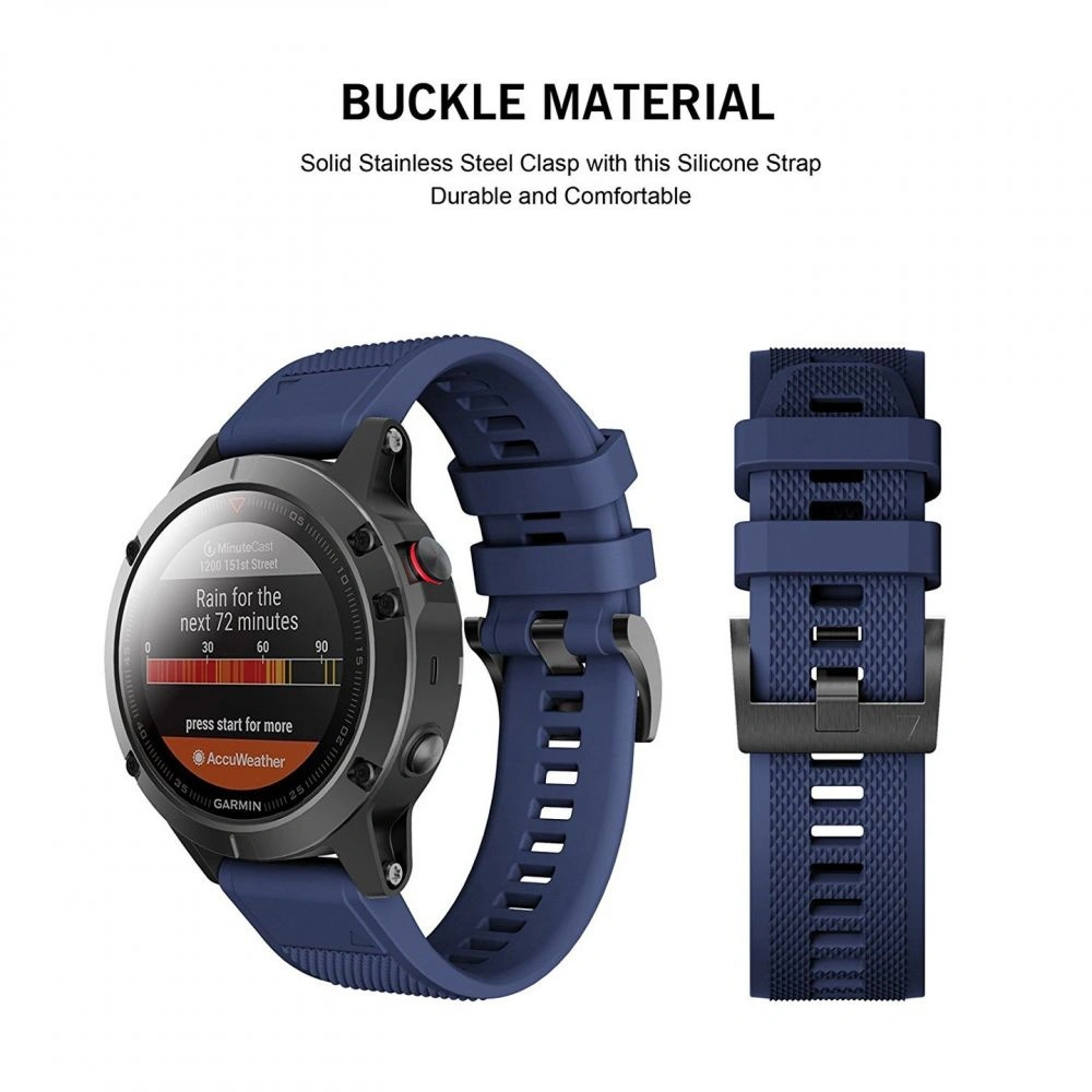 Hurtownia GSM - Pasek Tech-Protect Smooth Garmin Fenix 5/6/6 Pro/7 Navy Blue - THP009BLU - {ean13} - Hurt