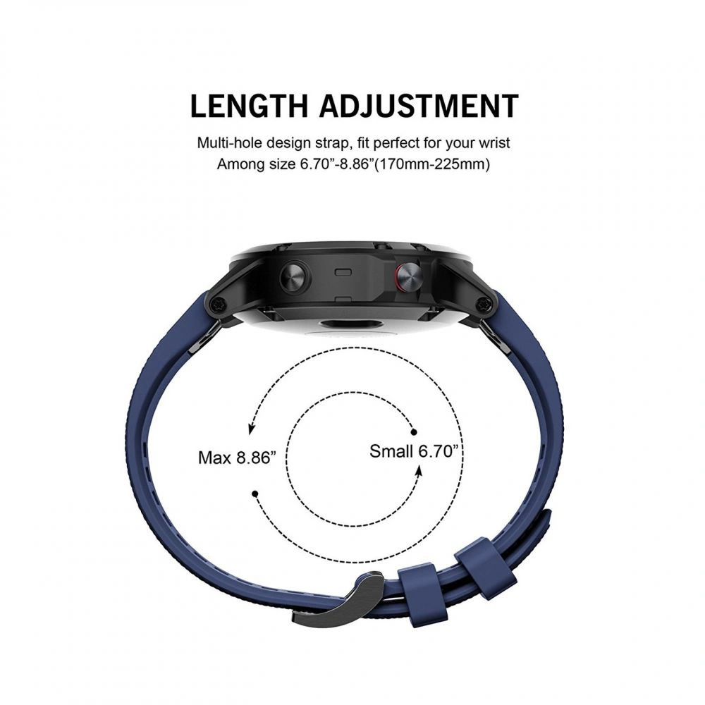 Wholesale Tech-Protect Smooth Garmin Fenix 5/6/6 Pro/7 Navy Blue - THP009BLU - {ean13} - Hurt