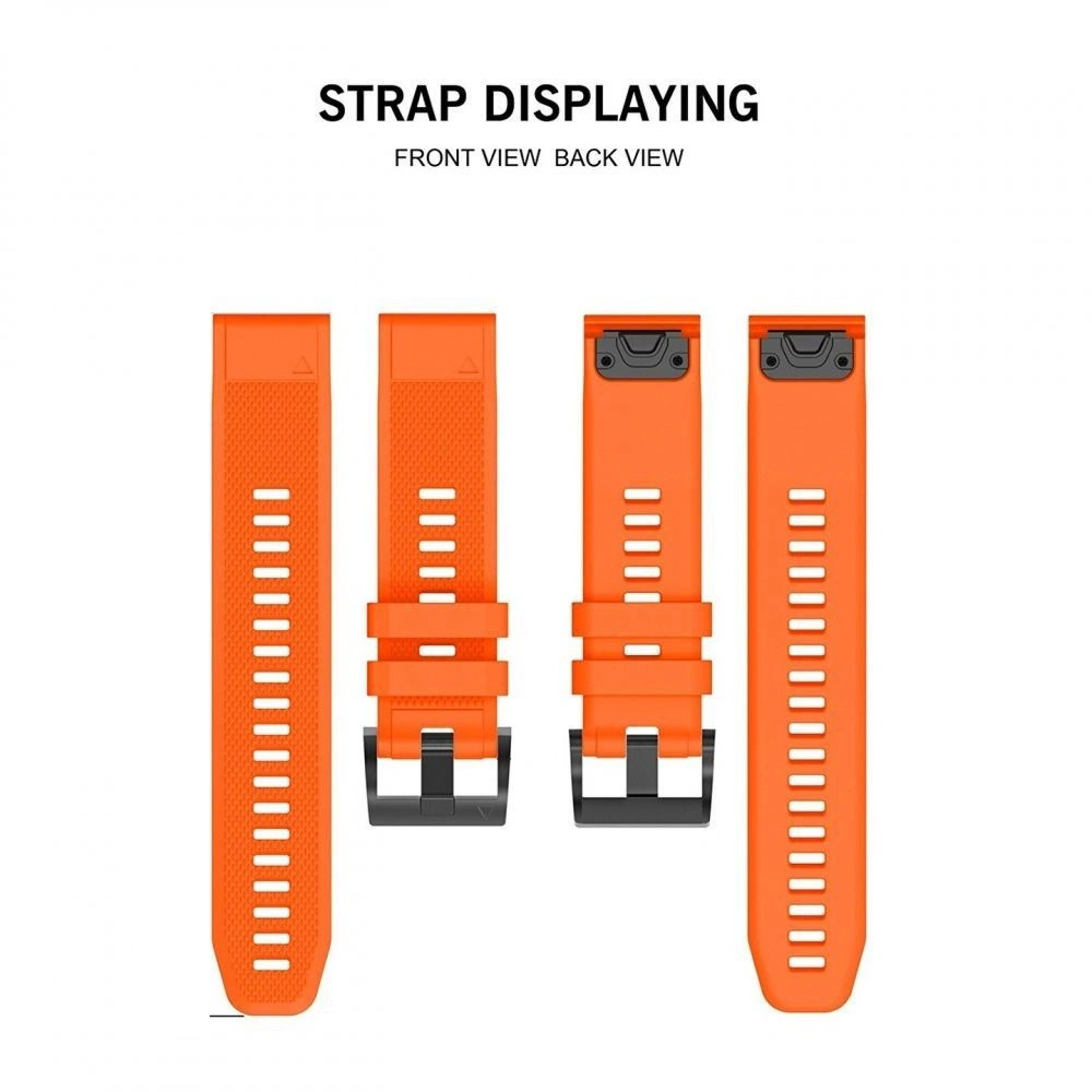Hurtownia GSM - Pasek Tech-Protect Smooth Garmin Fenix 3/3 HR/5X/5X Plus/6X/6X Pro/7X Orange - THP010ORG - {ean13} - Hurt