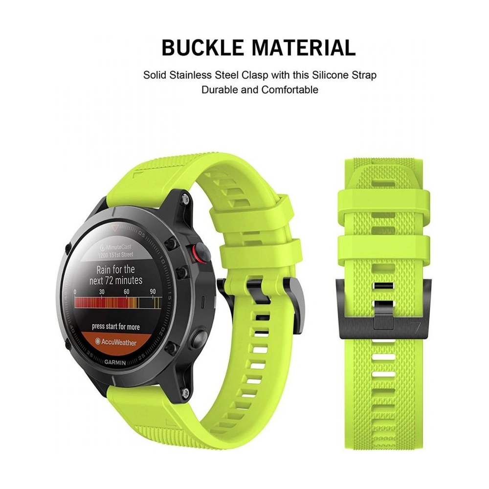 Hurtownia GSM - Pasek Tech-Protect Smooth Garmin Fenix 3/3 HR/5X/5X Plus/6X/6X Pro/7X Green - THP013GRN - {ean13} - Hurt