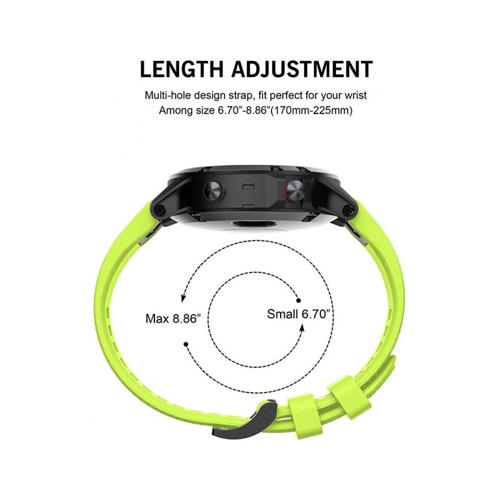 Hurtownia GSM - Pasek Tech-Protect Smooth Garmin Fenix 3/3 HR/5X/5X Plus/6X/6X Pro/7X Green - THP013GRN - {ean13} - Hurt